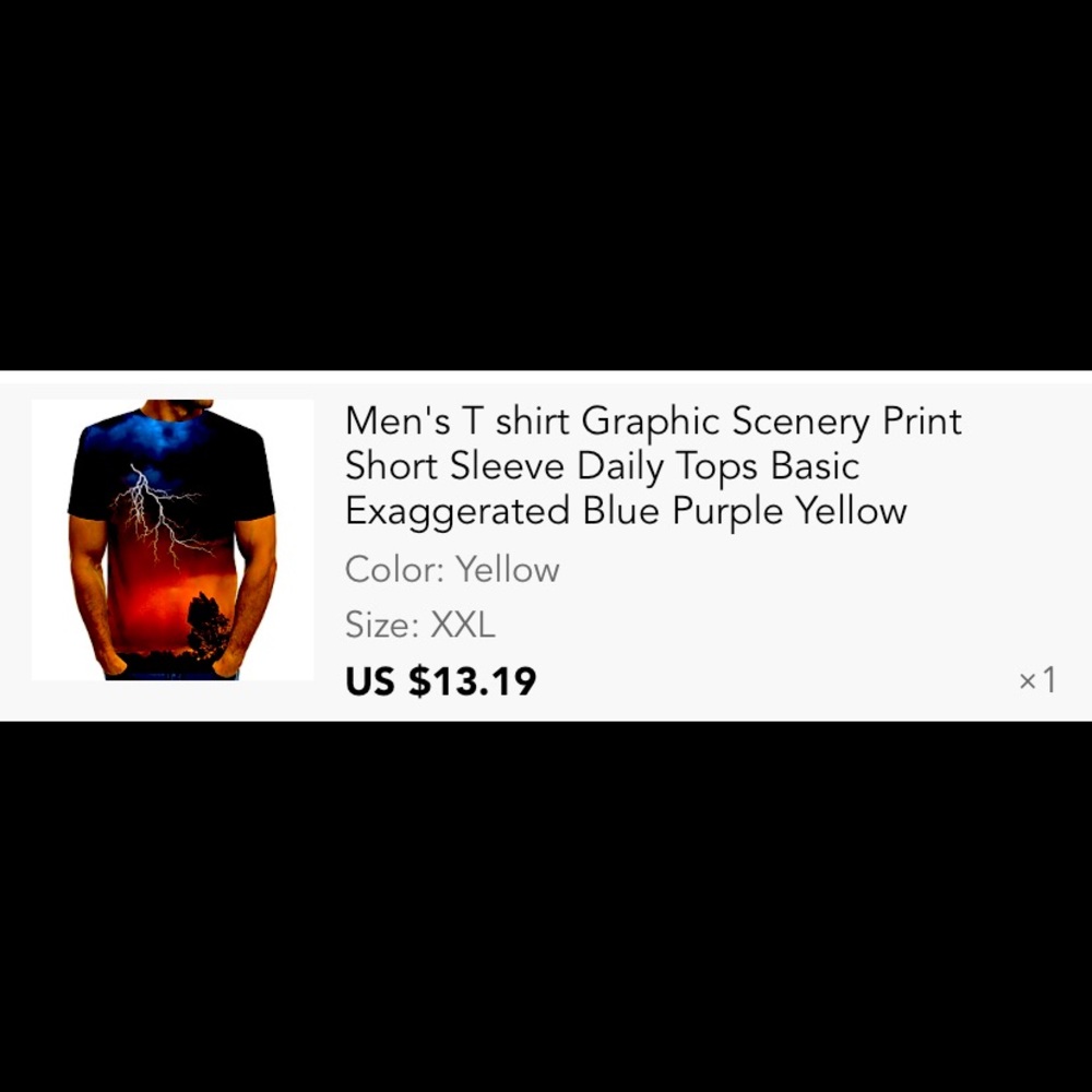 Men’s 3D graphic t shirt